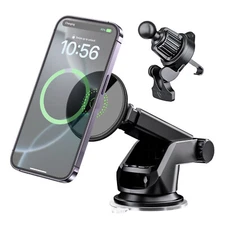 Magnetic Wireless Car Charger Dashboard Windshield Air Vent Holder For iPhone 16