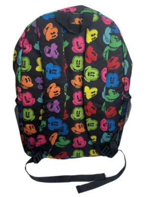 Walt Disney Mickey Mouse Backpack Rainbow Silhouette face with Adjustable straps 94340 (1).jpg main image 4