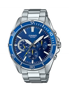 casio men's blue watch