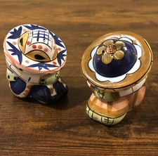 Kitchen Salt and Pepper Shakers Sleeping Siesta Mexican Sombrero Ranchero New