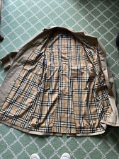 Vintage Burberry  Attachable Wool Lining Tren...