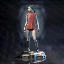 1/24 Uhura Girl Effigy Nsfw Uncolored Unassembled 3D Print Resin Model Toy Kit