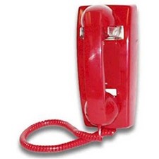 Itt 2554Ndl-Rd 255447Vbandl No Dial Wall Red