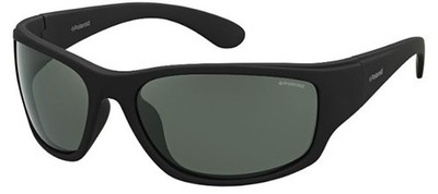 Polaroid PLD 7005/S BLACK FLEXI TEMPLES/GREEN 63/17/123 men Sunglasses