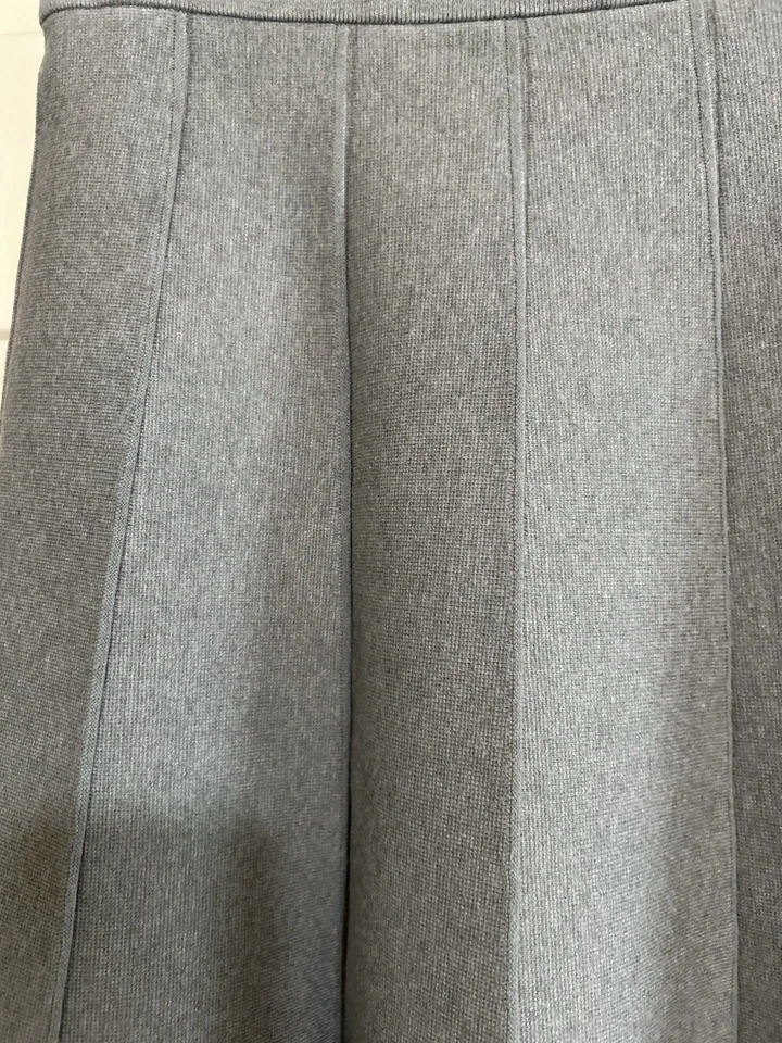 Hermosa falda loft para mujer SP plisada gris suave Foto 3 de 4