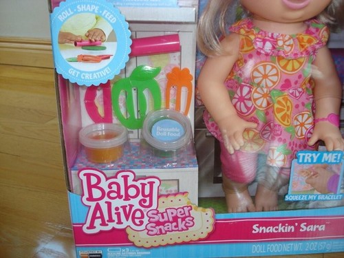 Baby Alive Super Snacks SNACKIN SARA Brand New In Box - Picture 4 of 10