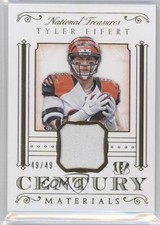 2015 Panini National Treasures Century Materials Prime 49/49 Tyler Eifert 0f8
