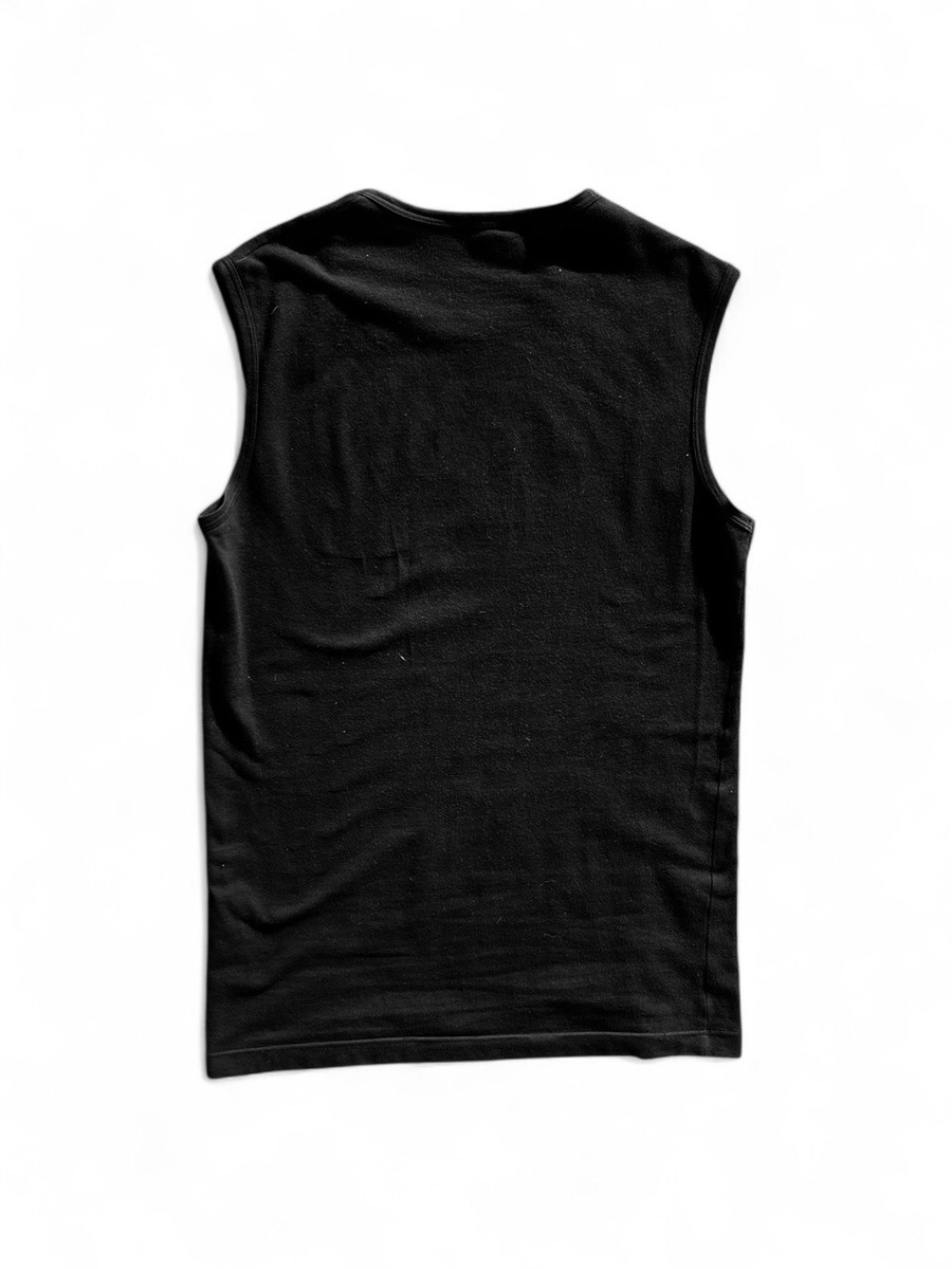 Raf Simons Consumed Tank Top Mens size 46 Black 03ss Sleeveless