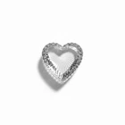 Vintage Waterford Crystal Heart Paperweight Etched Logo Clear Glass