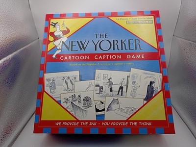 The New Yorker Cartoon Caption Game Teen To Adult 3-6 Players 2006 USA Flaw