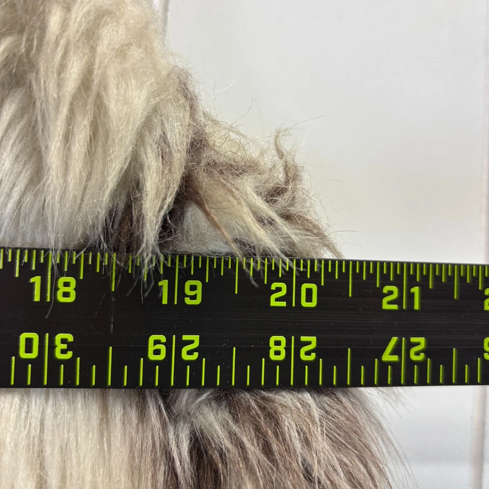 Hecho a mano para mujer Boho Festival imitación piel estampado de leopardo plumero chaleco talla L retro Foto 3 de 4