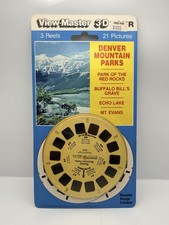 View-Master 1990 Denver  Denver Mountain Parks CO- 3 reel packet New 5432