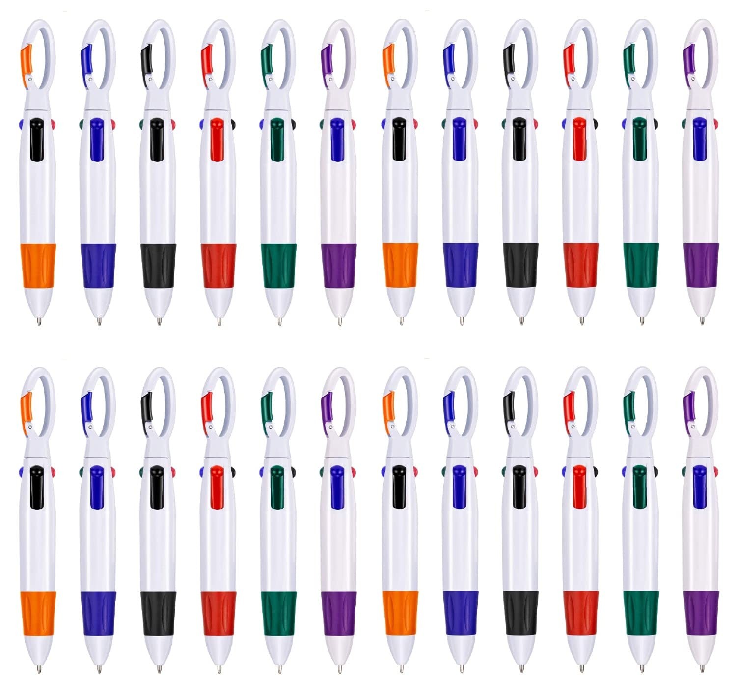 Stylos de navette 4 en 1 avec encre rétractable fluide pour un codage couleur