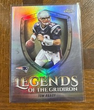 2025 Topps Chrome - Legends of The Gridiron Tom Brady #LOG-9 Refractor Patriots