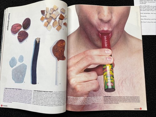Vintage Colors Magazine Issue 21: SMOKING + RARE LETTER 1997 Benetton Italian V1 - Bild 15 von 20