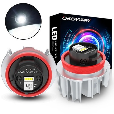 15W White High Power LED L1B Fog Light Bulbs For Honda/Acura/Toyota/Lexus
