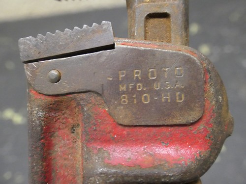 Proto 10” Pipe Wrench 810HD Vintage USA - Picture 2 of 6
