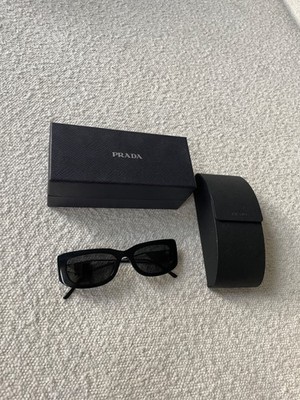 Prada Sunglasses with Triangle Logo on sides. Unique and Brand New. Never Worn. 