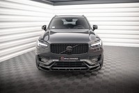 Front Ansatz V.1 FüR Volvo XC90 R-Design Mk2 Facelift Spoilerschwert Schwarz