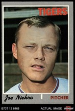 1970 Topps #508 Joe Niekro Tigers 4 - VG/EX