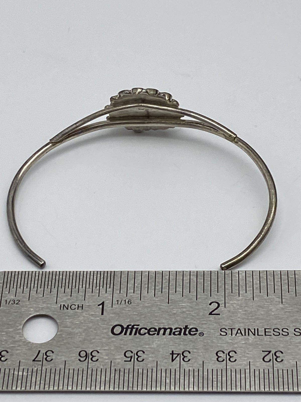 E .R Sterling Silver Native American Multi Stone … - image 8