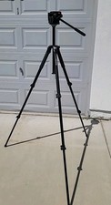 Gebrauchter Manfrotto Pro Video (501) Stativkopf und Manfrotto 3221WN Stativ