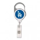 Los Angeles Dodgers Retractable Metal Badge Holder [NEW] MLB Key Chain ID Ring