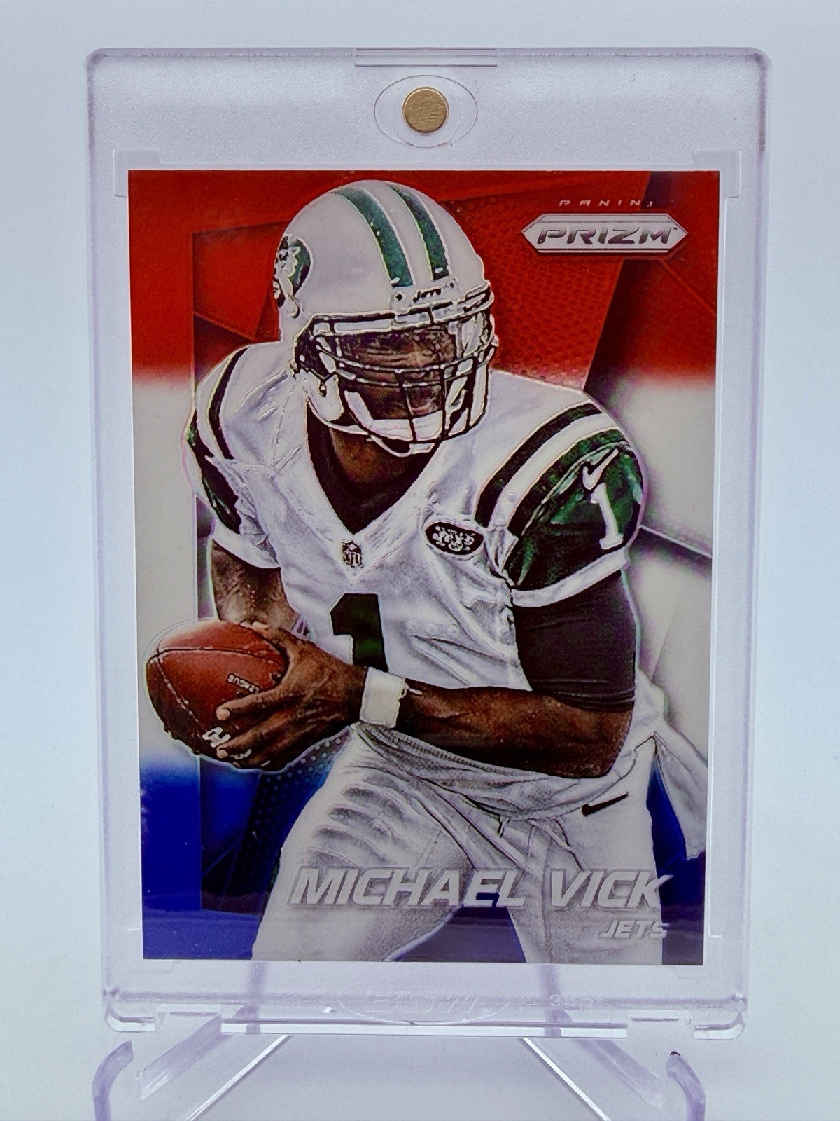 2014 Panini Prizm - Michael Vick #176 Red White & Blue Prizm