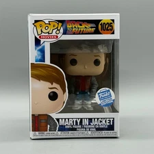 Funko Pop! Movies #1025 Marty In Jacket Back to the Future Exclusive *Vaulted*