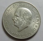 Photo of a 1956 Mexico 10 Pesos Silver from an eBay listing that sold on Jun 15, 2026