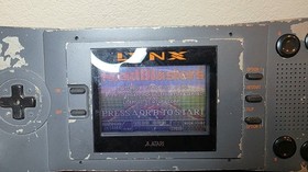 Atari Lynx Handheld Console PAG-0201 Tested And Working See Demo Video!