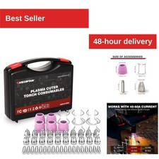 ARCCAPTAIN AG-60 Plasma Cutter Torch Consumables - 50Pcs .040''