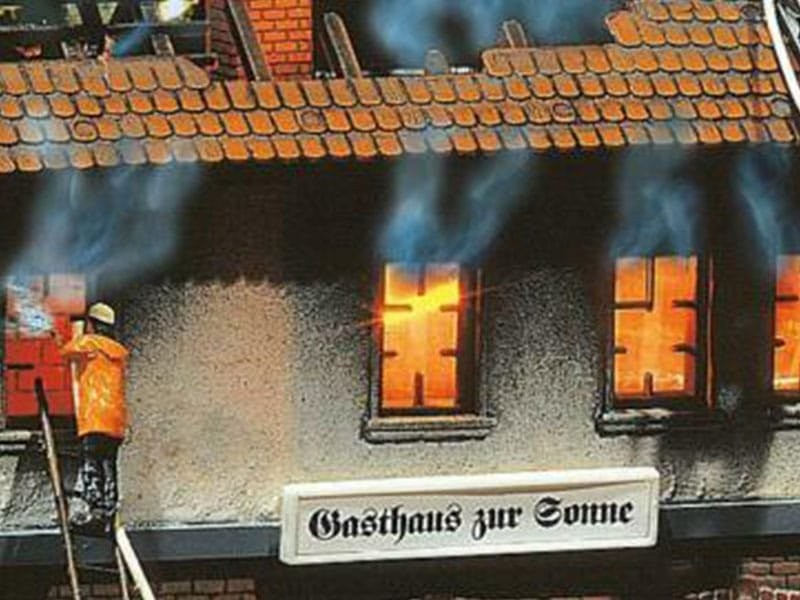 FALLER 180695 effet lumineux maison en feu, boîtier d'animation premium pour modéliste