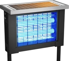 Solar Bug Zapper Outdoor Mosquitos Zapper Solar Powered Bug Zapper Camping Fly C