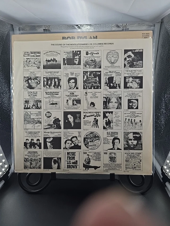 Bob Dylan Nashville Skyline w/Johnny Cash LP 1969 Columbia TH Press 9825 G+/VG - Imagem 3 de 4