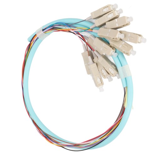 Fiber Optic Cable 12 Strands Ceramic Ferrule Low Insertion Loss Multimode Opt FY