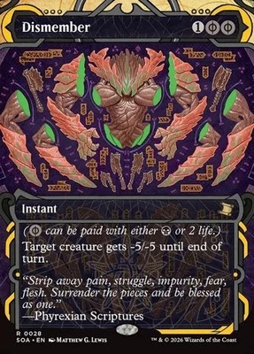 FOIL Dismember - Mystical Archives - Secrets of Strixhaven - MtG - NM