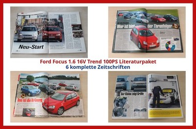 Ford Focus 1.6 16V Trend 100PS Literaturpaket - 6 komplette Zeitschriften