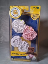 Build A Bear Workshop Accessorize Me Girls Panties  Slippers NOS 2004