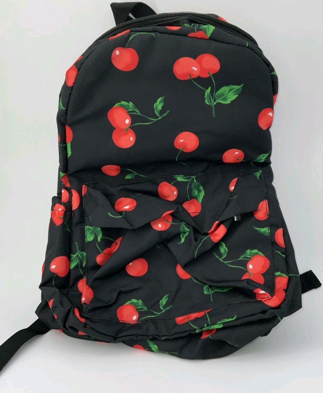 Cherry Pattern Laptop Backpack Shoulder Bag Schoo… - image 1