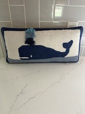 Two’s Company Whale Pillow Nwt