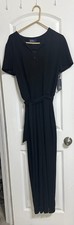 Donna Morgan short/half sleeve black jumpsuit, Size 14, brand new with tag.