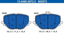 BREMSBELAGSATZ FÜR MERCEDES-BENZ S-KLASSE (V223) - ATE 13.0460-2672.2