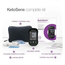 8 Sec Accurate Blood Ketone Monitoring Kit - Ideal Starter for Keto Enthusiasts