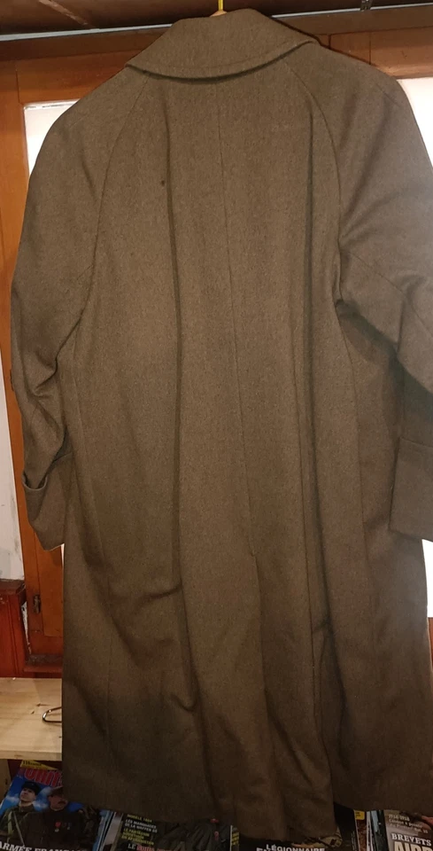 manteau capote officier infanterie France 1940 39-40 France ww2 capitaine - Photo 4/4