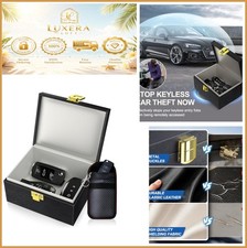 Faraday Box for Car Keys Signal Blocking Anti-Theft Shielding Cage with Pouch