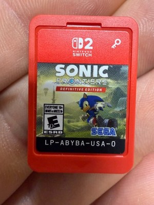 Nintendo Switch 2 Sonic Frontiers Definitive Edition Game Cart Only Free Ship!