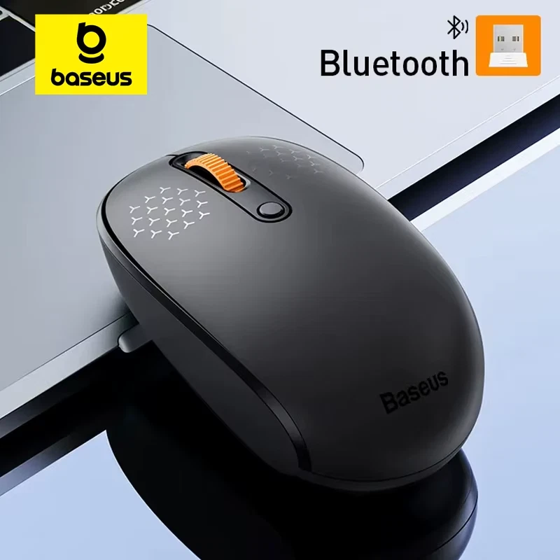 F01B Mouse Wireless Bluetooth 5.0 Mouse 1600 DPI Silent Click for Macbook Tablet - Image 2 of 4