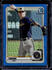 2020 Bowman Brice Turang Chrome Prospects Mega Box Mojo Blue Refractor #/150