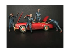 Zombie Mechanics 4 Piece Figurine Set "Got Zombies??" for 1/18 Scale Models by A